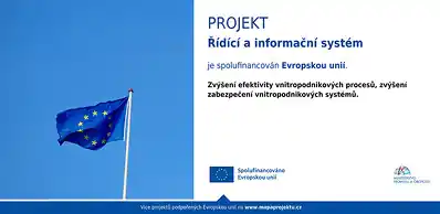 Projekt Řídící a informační systém je spolufinancován Evropskou unií